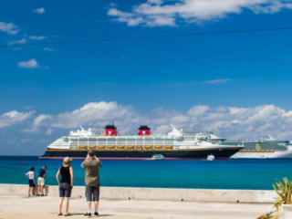 The Disney Magic, seen here in George Town Harbour in 2017 - Photo: Taneos Ramsay